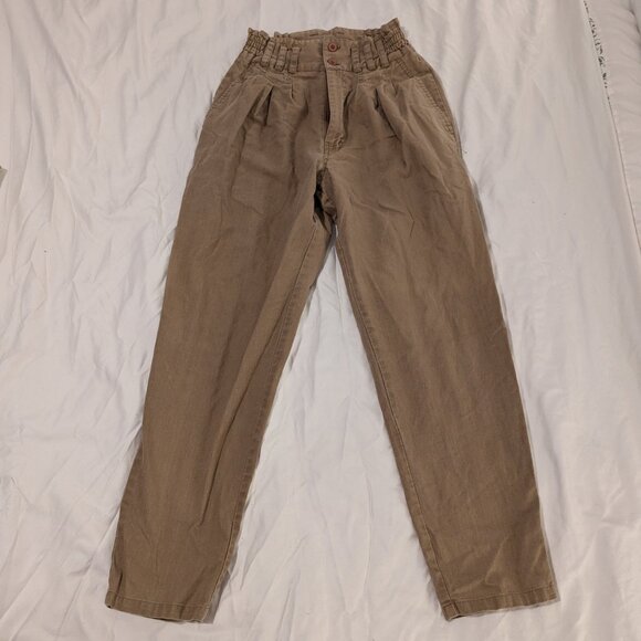 Gitano Brown Cinched Waist Pants - Picture 3 of 9